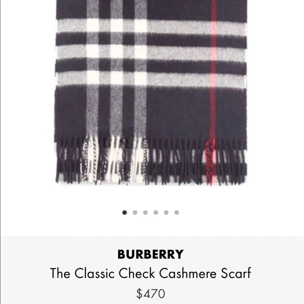 Burberry cashmere scarf